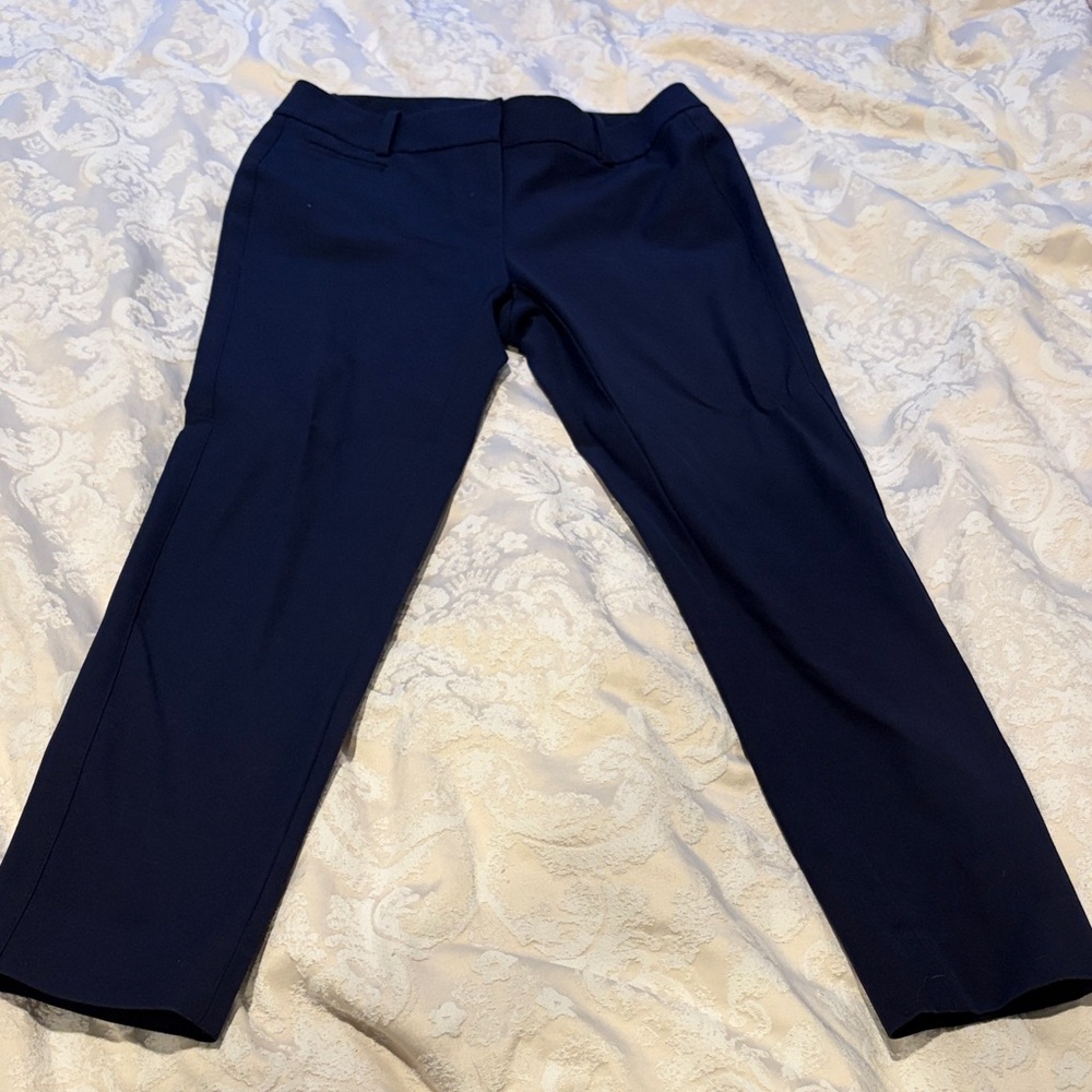 White House Black Market womens Navy Dress Pants